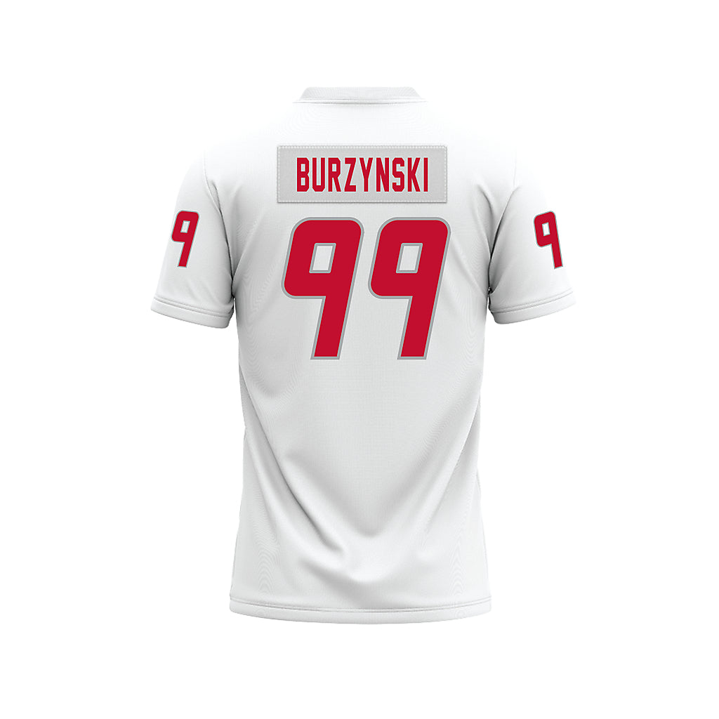 New Mexico - NCAA Football : Jack Burzynski - White Premium Football Jersey-1