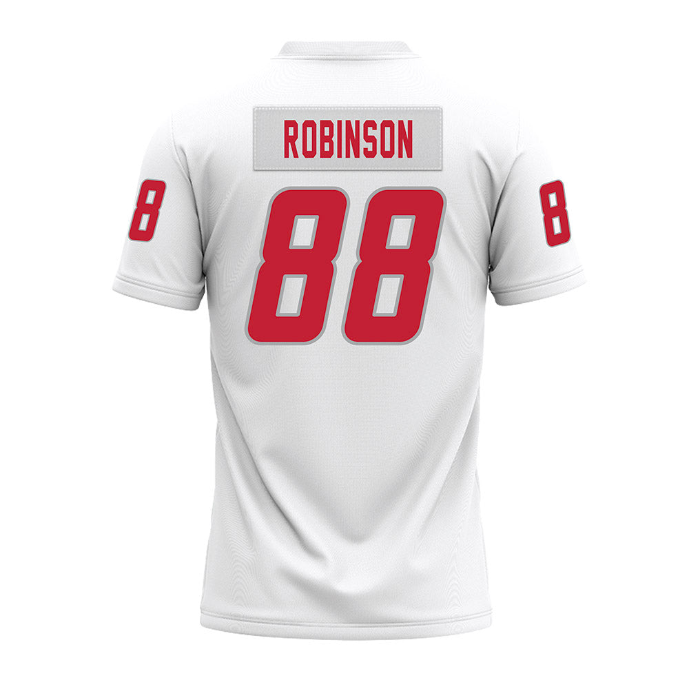 New Mexico - NCAA Football : Ajahvea Robinson - White Premium Football Jersey-1