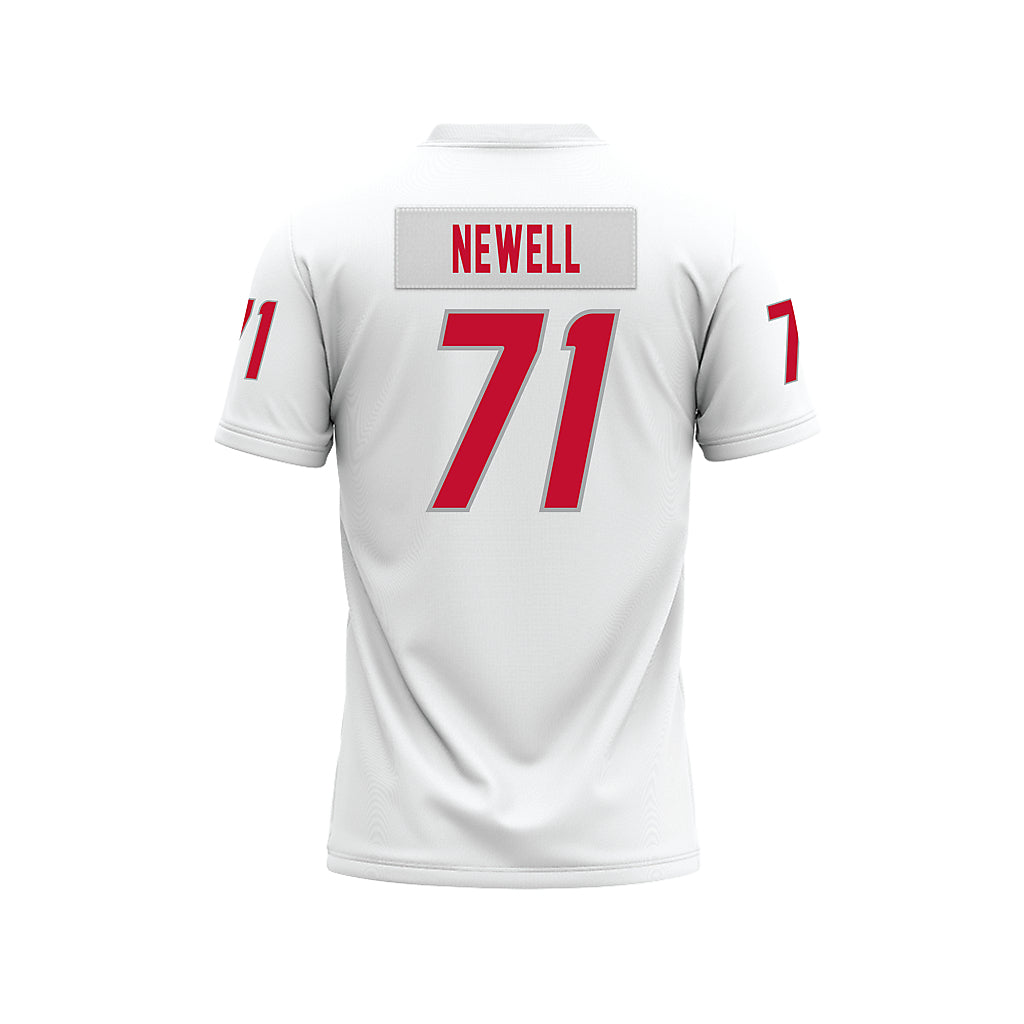 New Mexico - NCAA Football : Danzel Newell - White Premium Football Jersey-1
