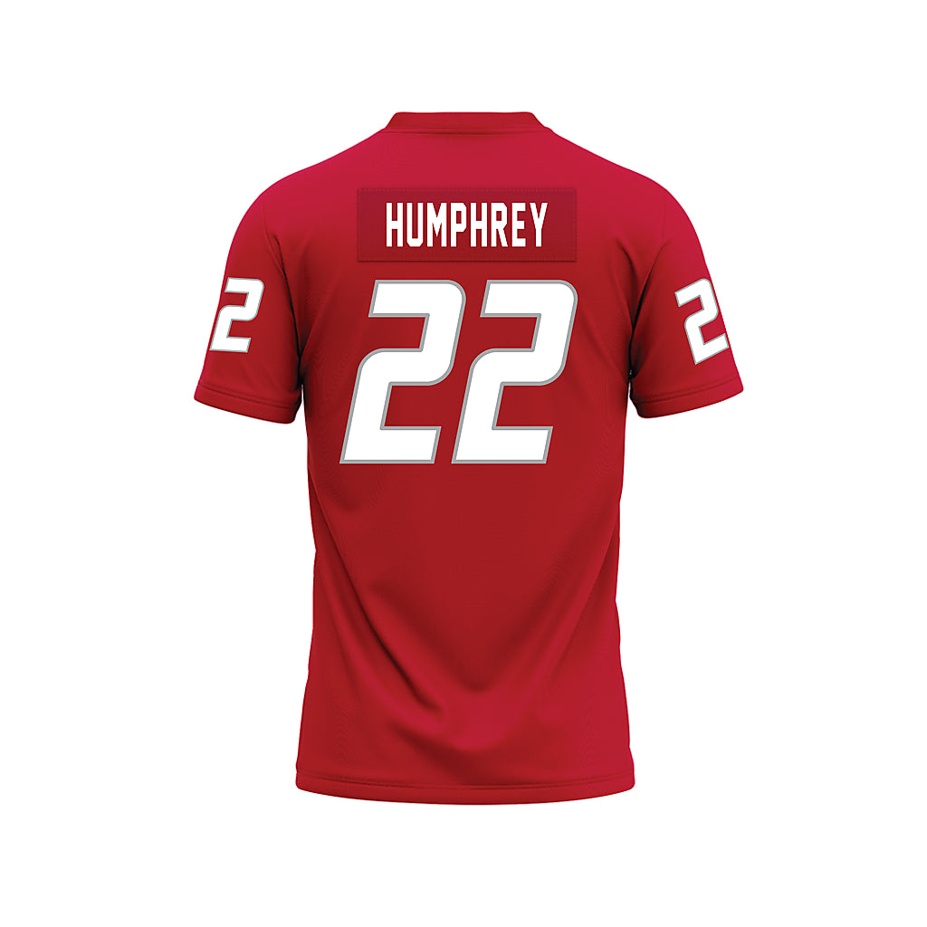 New Mexico - NCAA Football : Scottre Humphrey - Red Premium Football Jersey-1