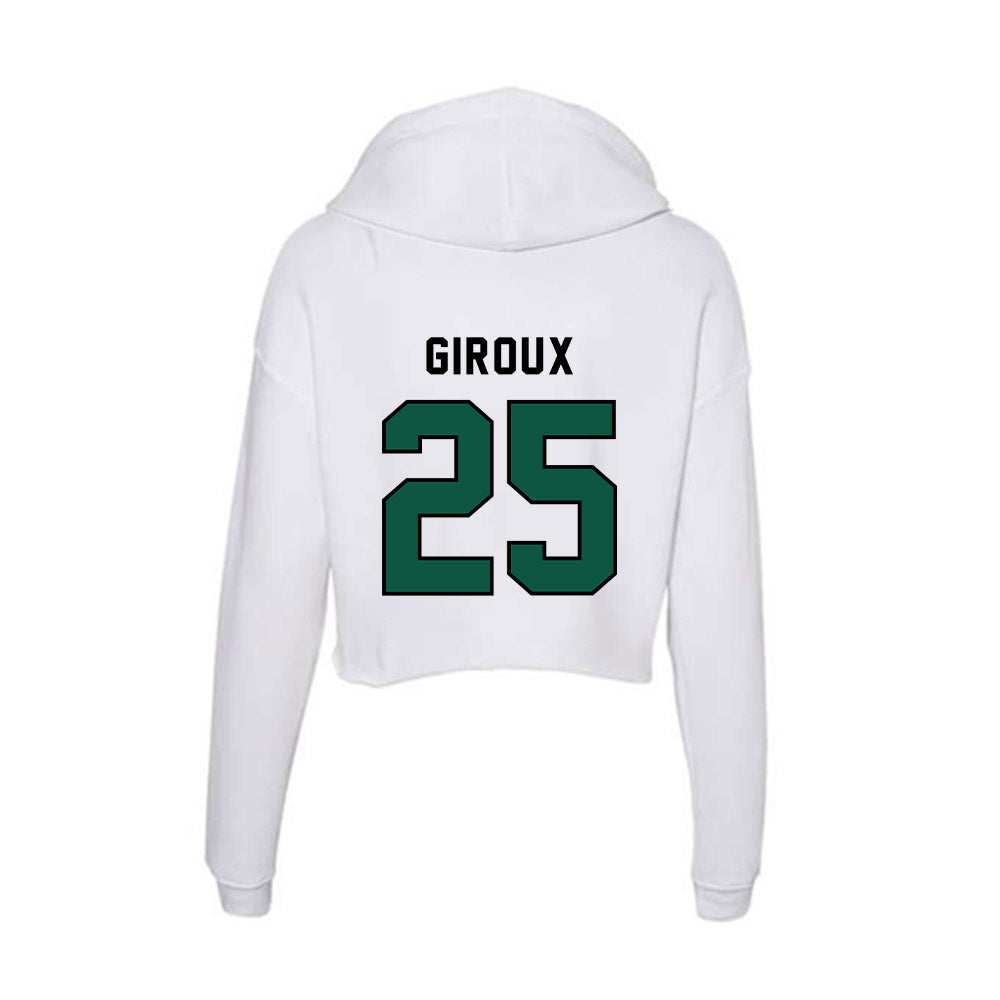 Plymouth State - NCAA Men's Soccer : Alex Giroux - Women's Crop Fleece Hoodie-1
