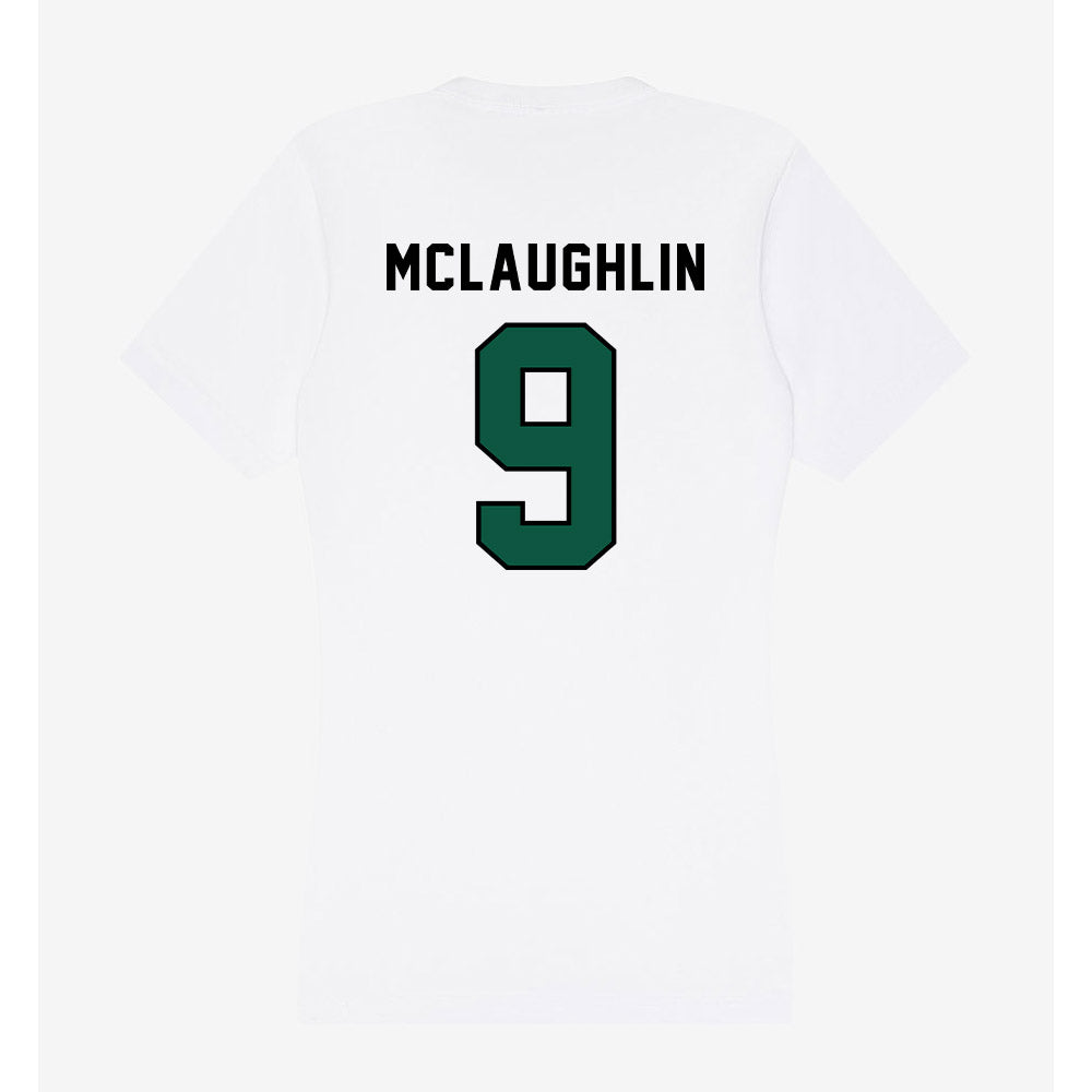 Plymouth State - NCAA Men's Soccer : Luke McLaughlin - Women's V-Neck T-Shirt-1