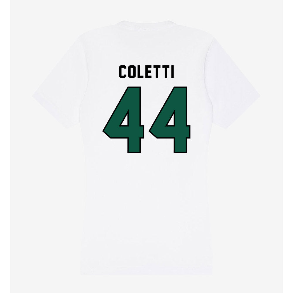 Plymouth State - NCAA Football : Adam Coletti - Women's V-Neck T-Shirt-1