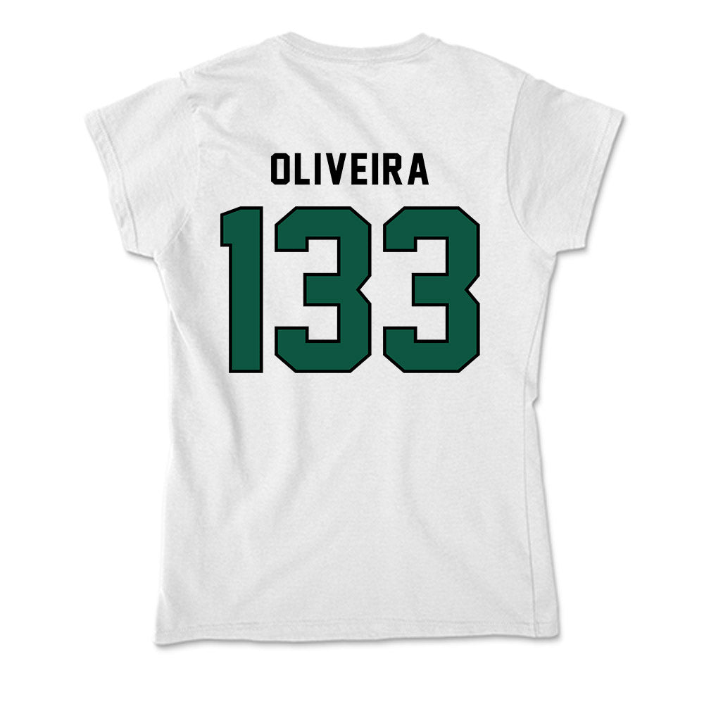 Plymouth State - NCAA Wrestling : Jacob Oliveira - Soft Style Women’s T-Shirt-1