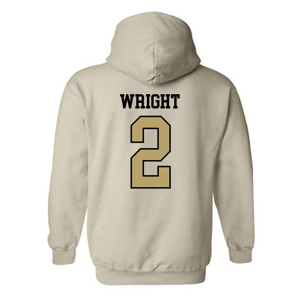 Ferrum - NCAA Football : Naledge Wright - Classic Shersey Hooded Sweatshirt-1