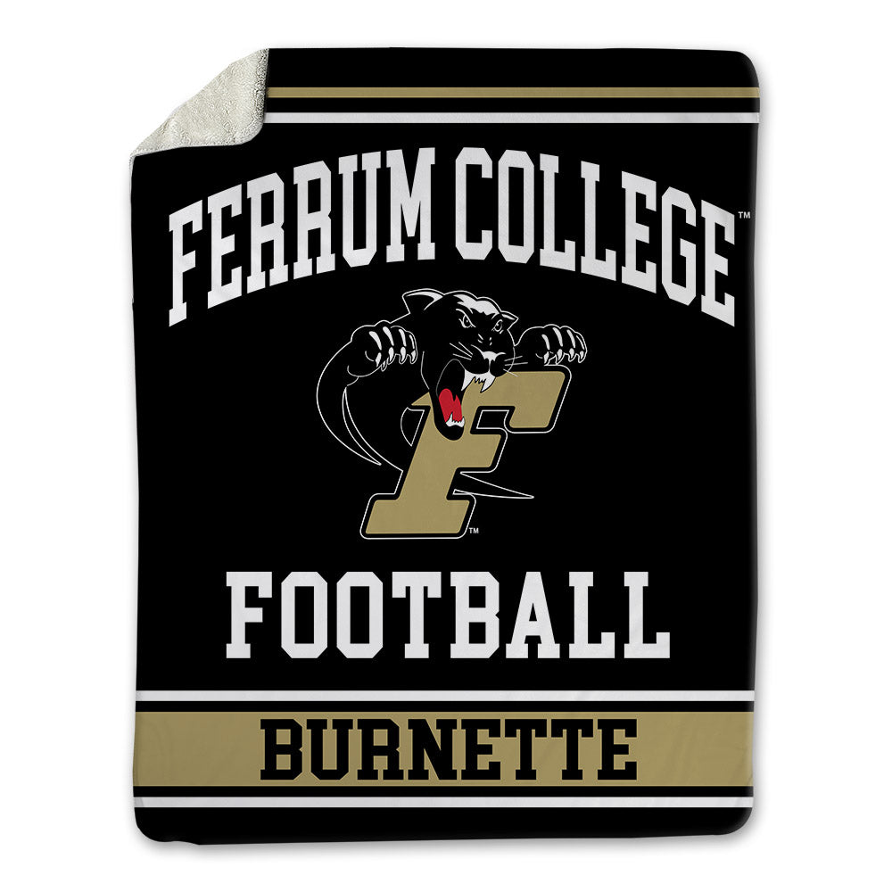 Ferrum - NCAA Football : Maurice Burnette - Blanket-0