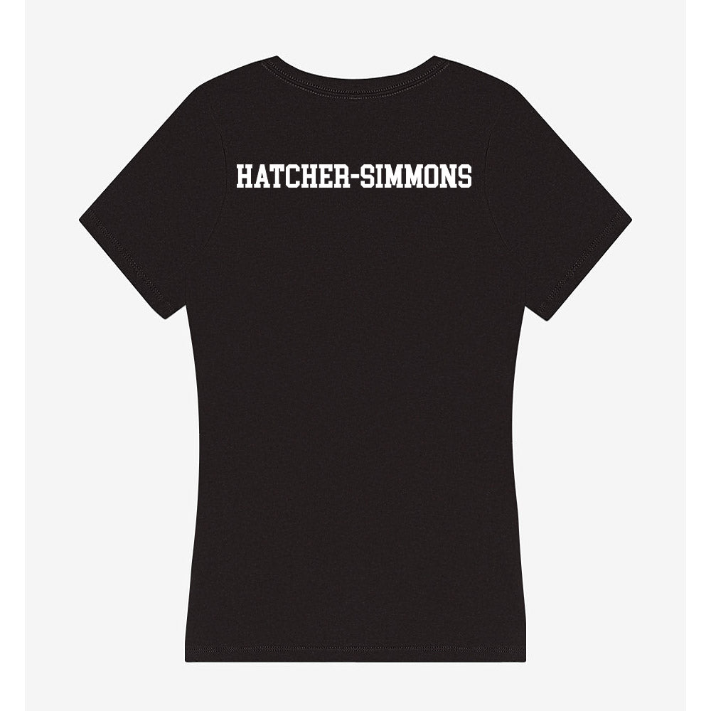 Ferrum - NCAA Women's Track & Field : Zenallah Hatcher-Simmons - Classic Shersey Women's V-Neck T-Shirt-1