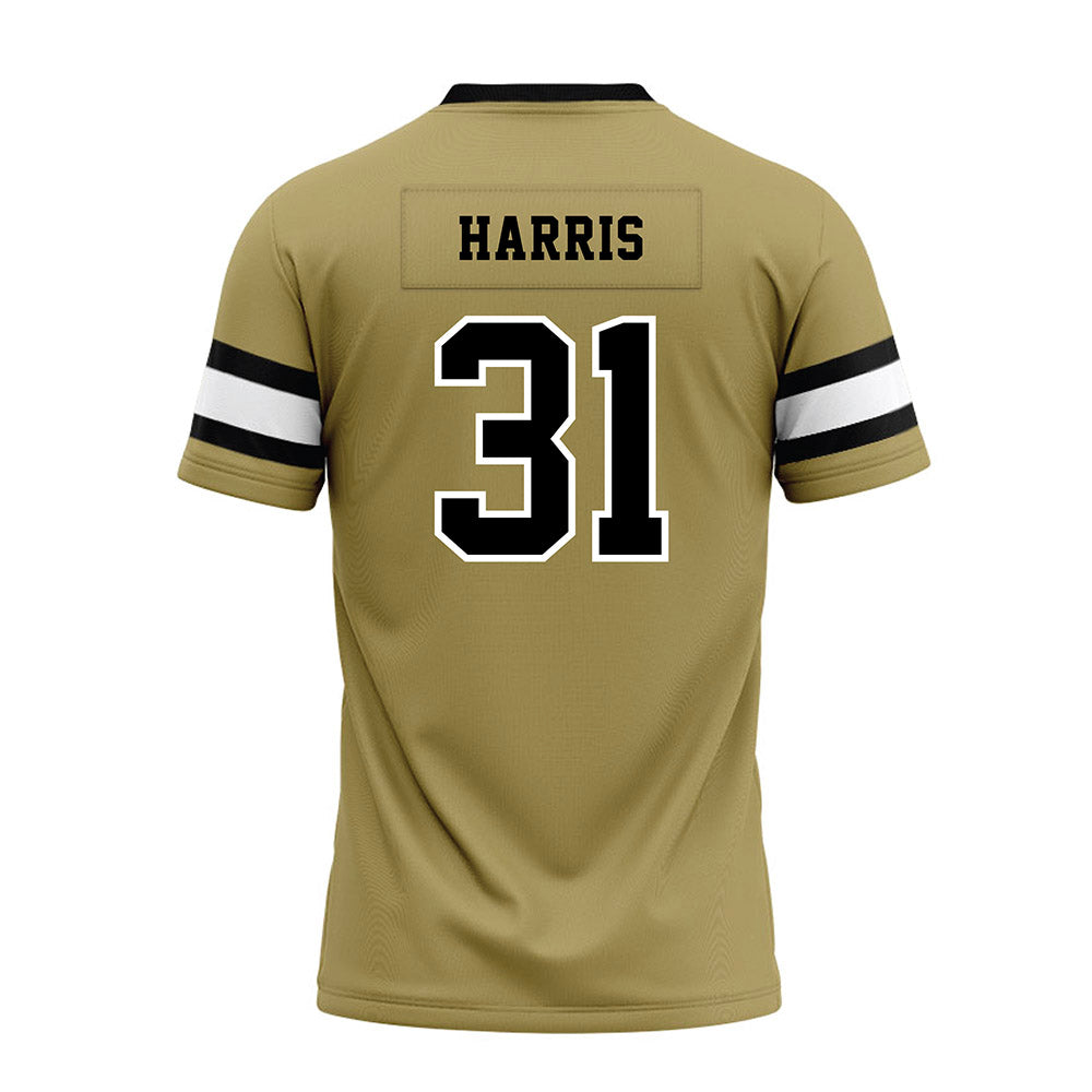 Ferrum - NCAA Football : Ethan Harris - Olive Premium Football Jersey-1
