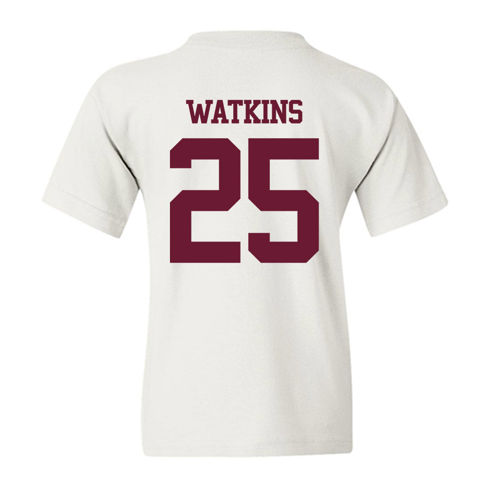 Texas A&M - NCAA Football : Tamarion Watkins - Statement Shersey Youth T-Shirt-1