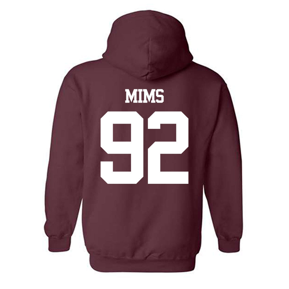 Texas A&M - NCAA Football : CJ Mims - Statement Shersey Hooded Sweatshirt-1
