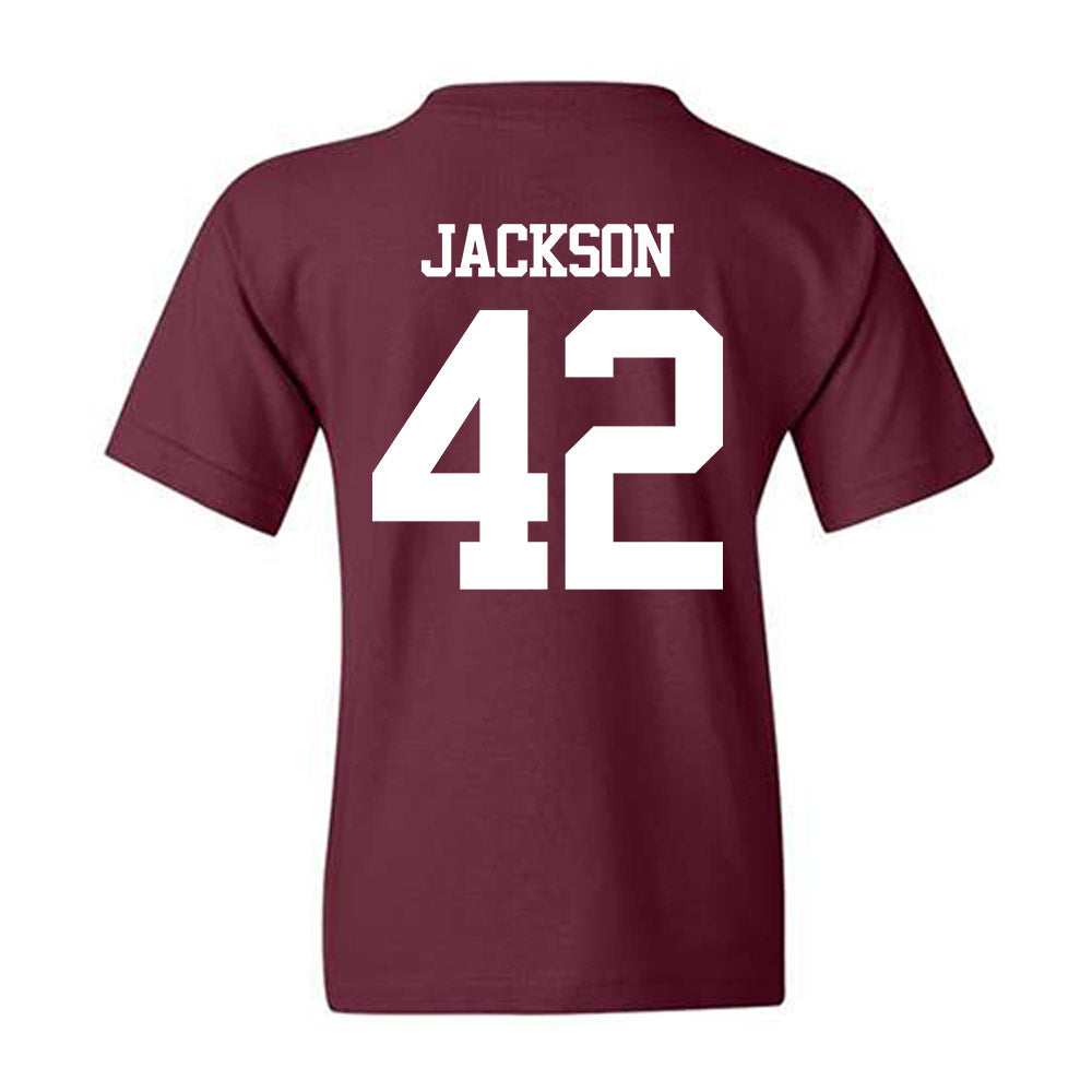 Texas A&M - NCAA Football : Kendall Jackson - Statement Shersey Youth T-Shirt-1