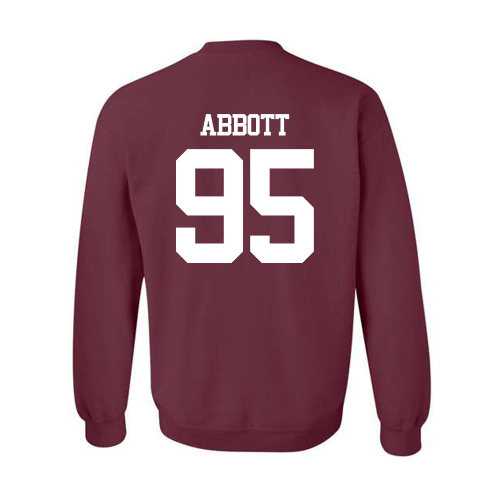 Texas A&M - NCAA Football : Alex Abbott - Statement Shersey Crewneck Sweatshirt-1