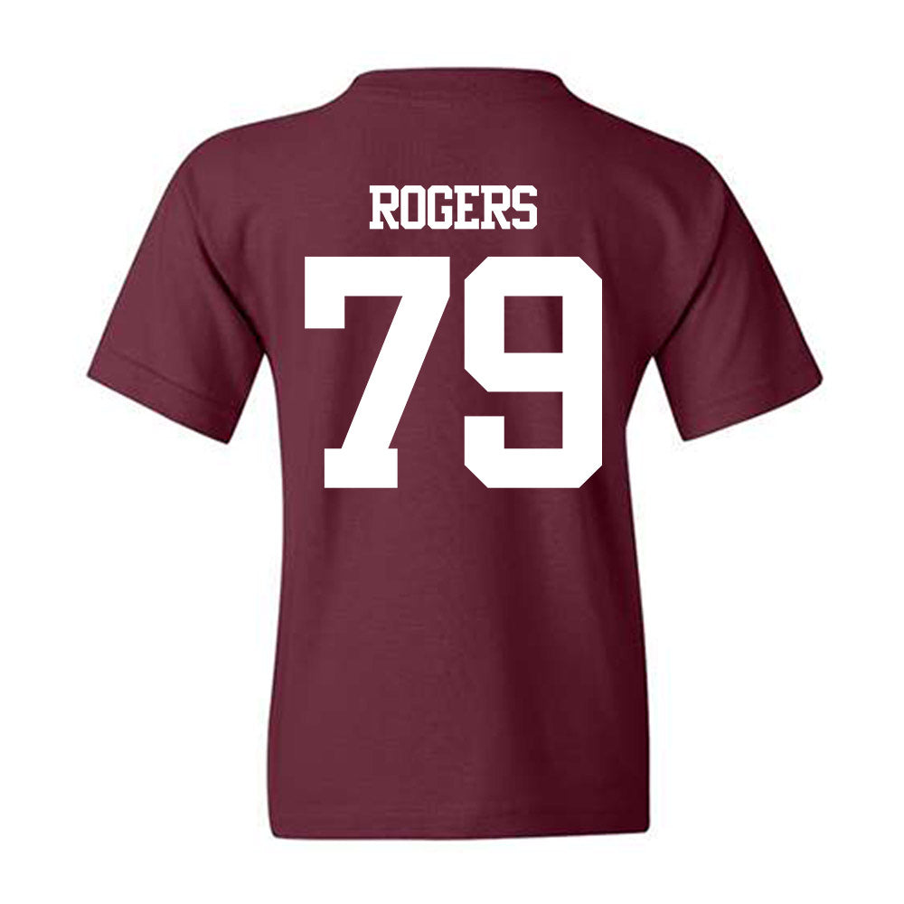 Texas A&M - NCAA Football : Lamont Rogers - Statement Shersey Youth T-Shirt-1