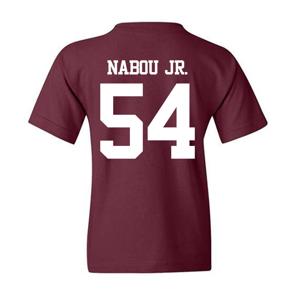 Texas A&M - NCAA Football : Mark Nabou Jr. - Statement Shersey Youth T-Shirt-1