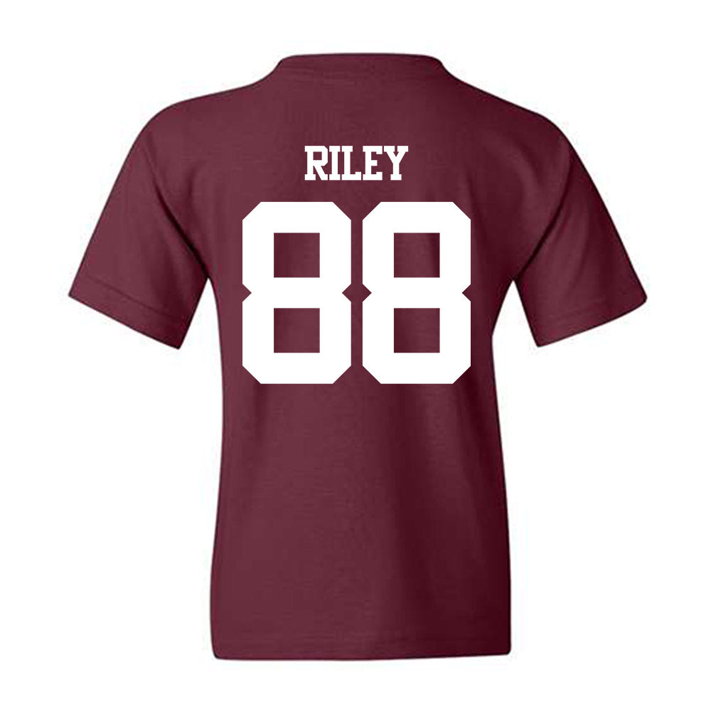Texas A&M - NCAA Football : Micah Riley - Statement Shersey Youth T-Shirt-1