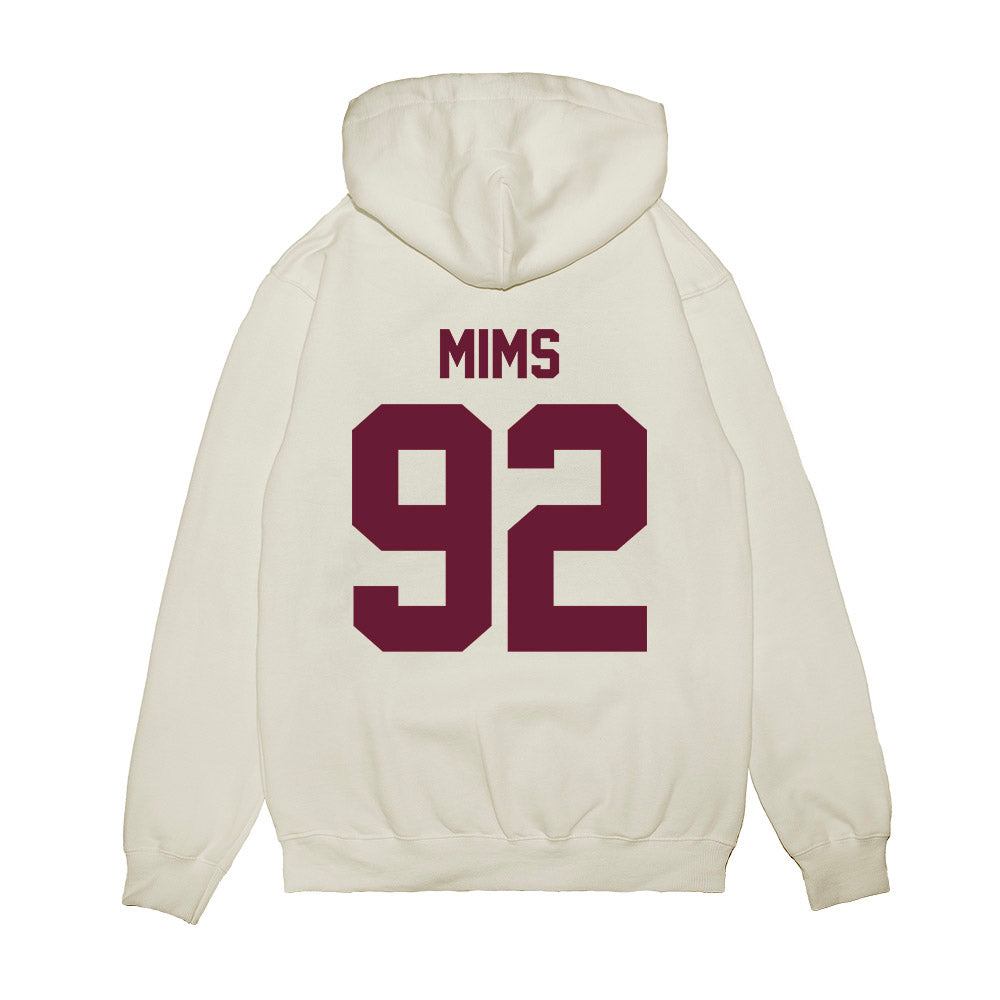 Texas A&M - NCAA Football : CJ Mims - Vintage Premium Hooded Sweatshirt-1