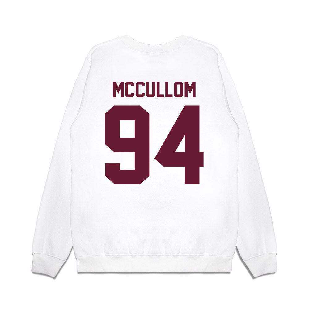 Texas A&M - NCAA Football : Angelo McCullom - Vintage Premium Crewneck Sweatshirt-1