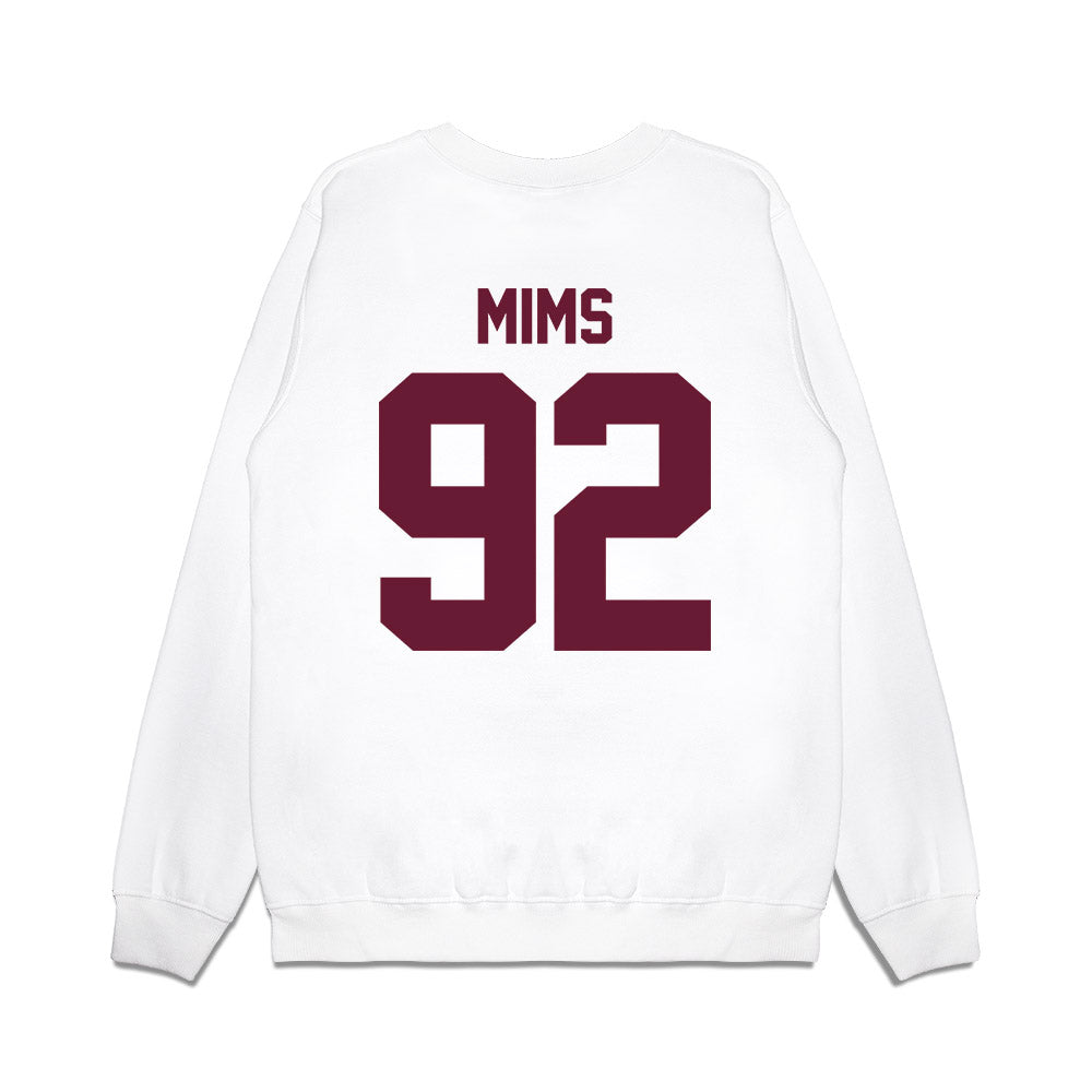 Texas A&M - NCAA Football : CJ Mims - Vintage Premium Crewneck Sweatshirt-1