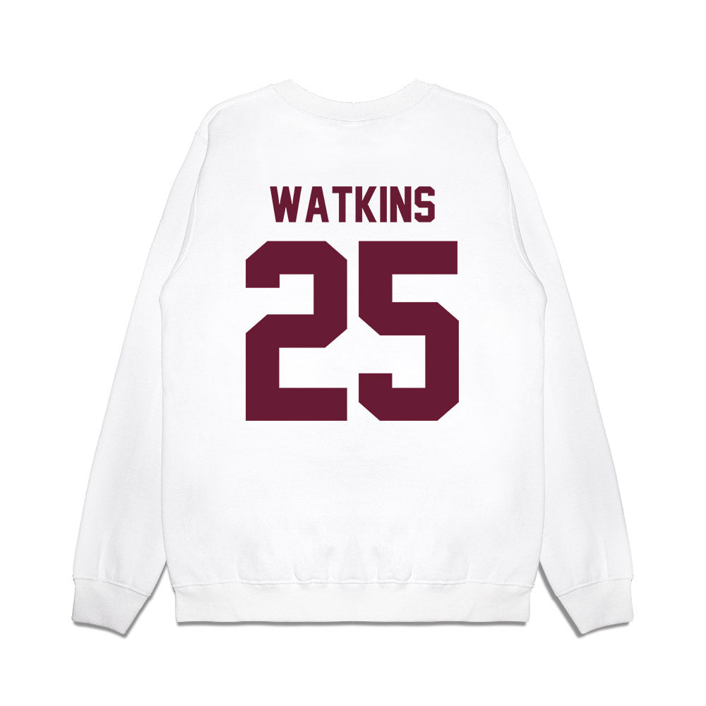 Texas A&M - NCAA Football : Tamarion Watkins - Vintage Premium Crewneck Sweatshirt-1