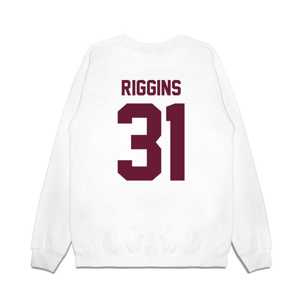 Texas A&M - NCAA Football : Kelvion Riggins - Vintage Premium Crewneck Sweatshirt-1