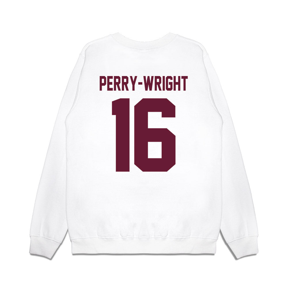 Texas A&M - NCAA Football : Bryce Perry-Wright - Vintage Premium Crewneck Sweatshirt-1