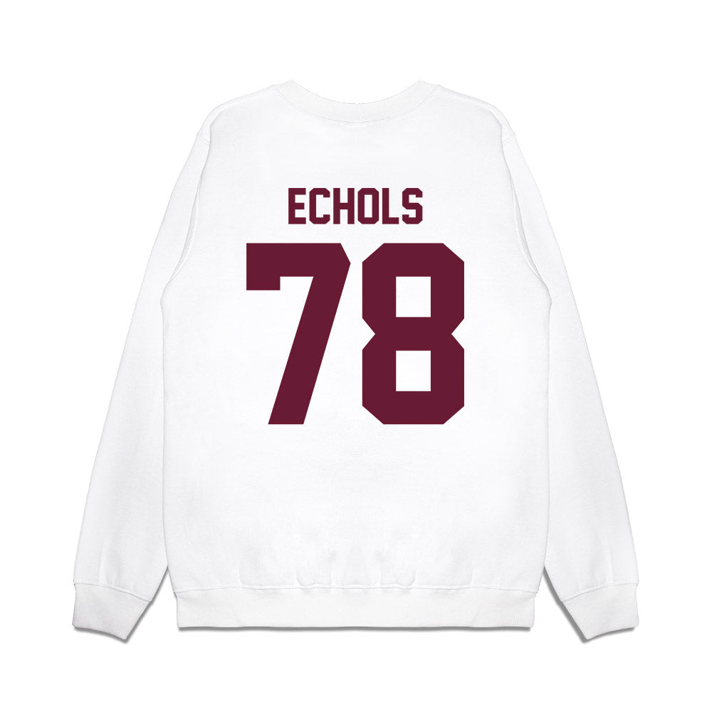 Texas A&M - NCAA Football : Coen Echols - Vintage Premium Crewneck Sweatshirt-1