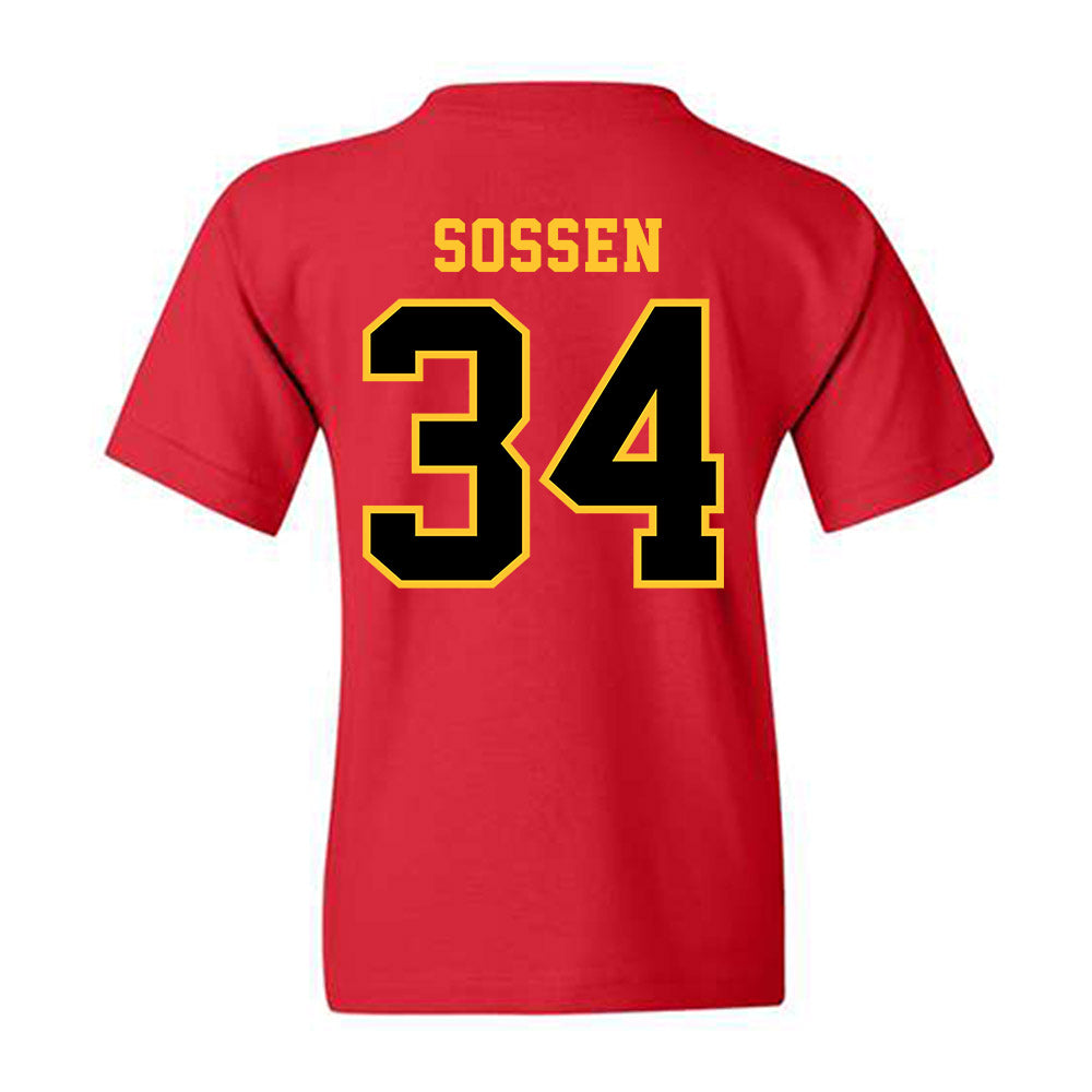Ferris State - NCAA Football : Finn Sossen - Replica Shersey Youth T-Shirt-1