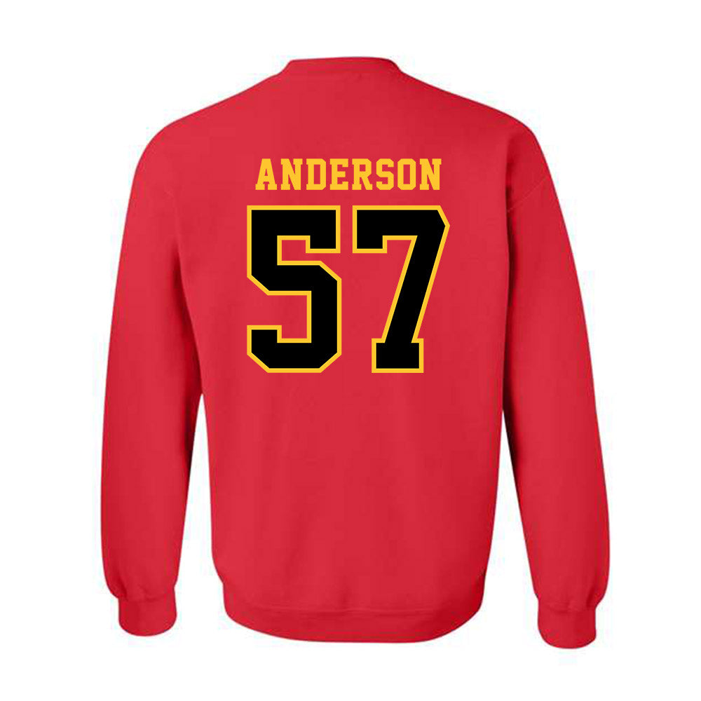 Ferris State - NCAA Football : Derek Anderson - Replica Shersey Crewneck Sweatshirt-1