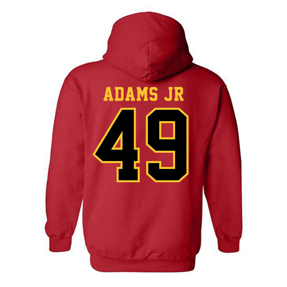 Ferris State - NCAA Football : Maurice Adams Jr - Replica Shersey Hooded Sweatshirt-1