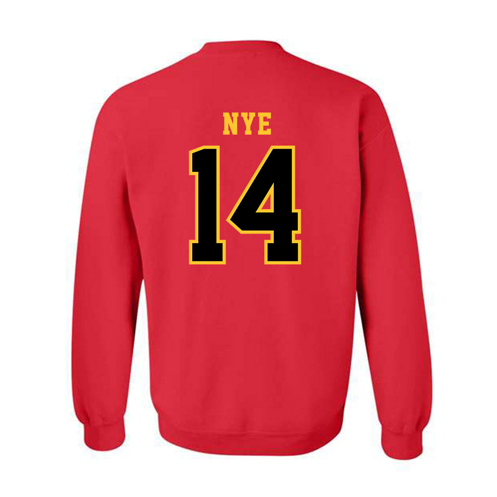 Ferris State - NCAA Football : Cooper Nye - Replica Shersey Crewneck Sweatshirt-1