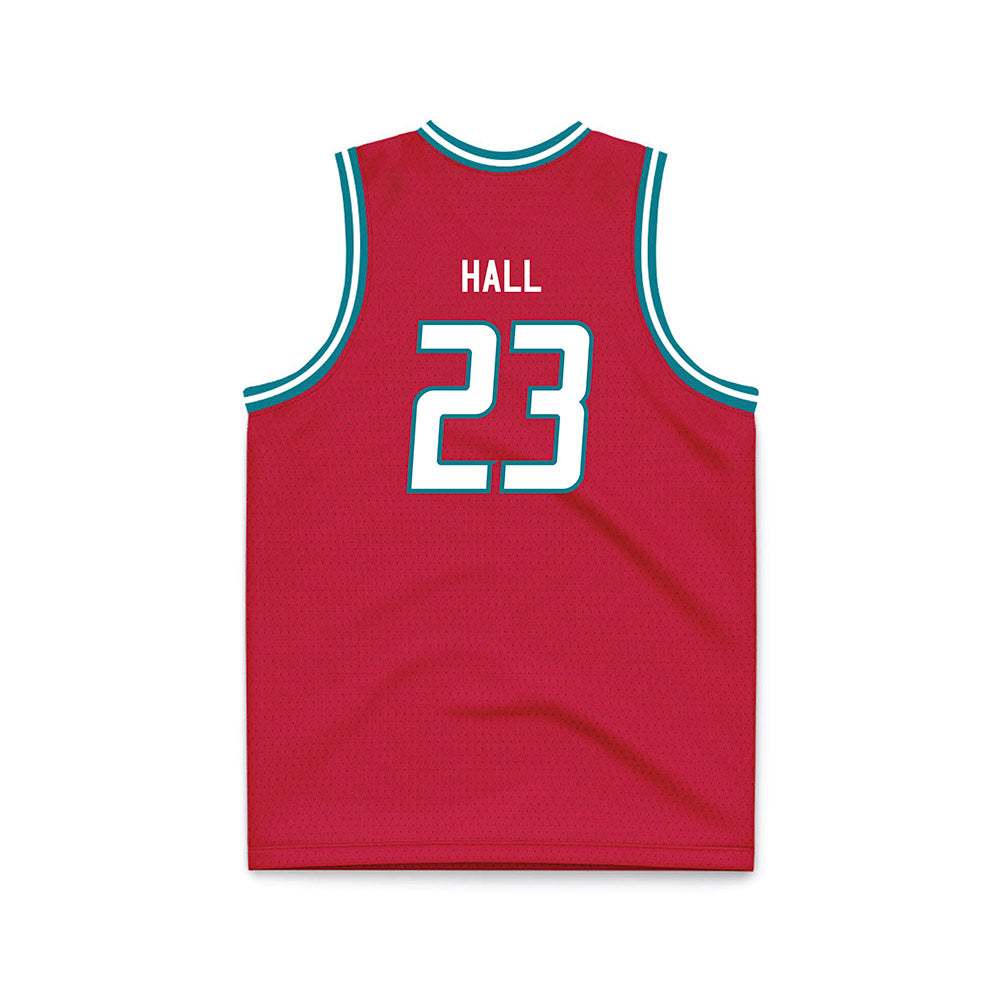 New Mexico - NCAA Men's Basketball : Jake Hall - Red Basketball Jersey-1