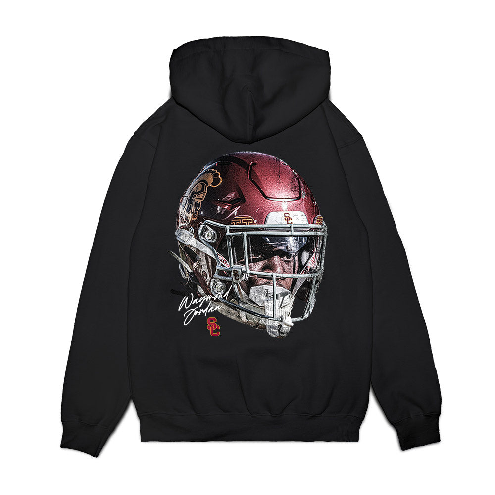 USC - NCAA Football : Waymond Jordan - Game Face Premium Hooded Sweatshirt-1
