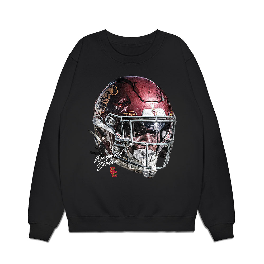 USC - NCAA Football : Waymond Jordan - Game Face Premium Crewneck Sweatshirt-0