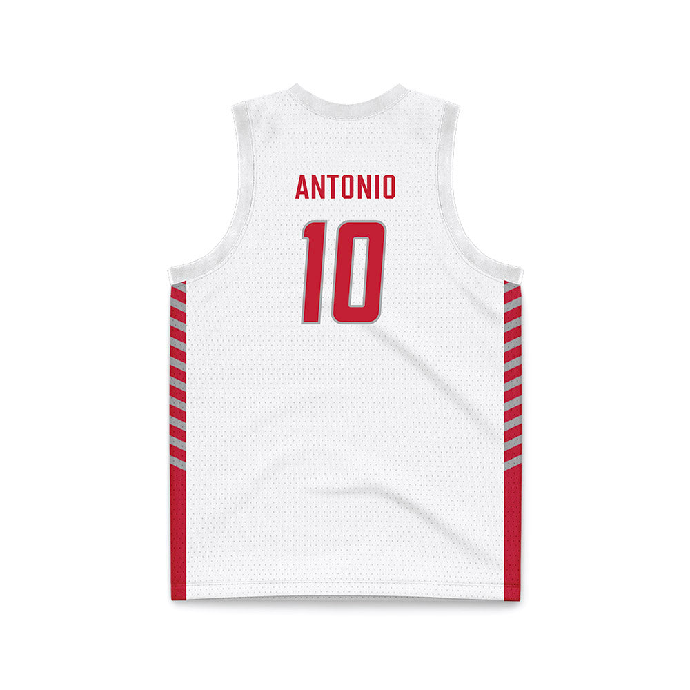 New Mexico - NCAA Women's Basketball : Cacia Antonio - White Basketball Jersey-1
