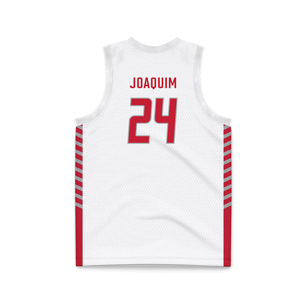New Mexico - NCAA Women's Basketball : Jessie Joaquim - White Basketball Jersey-1