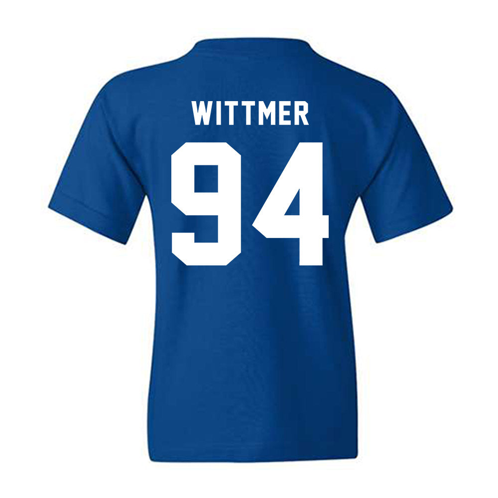 Buffalo - NCAA Football : Noah Wittmer - Buffalo vs Everybody Youth T-Shirt-1
