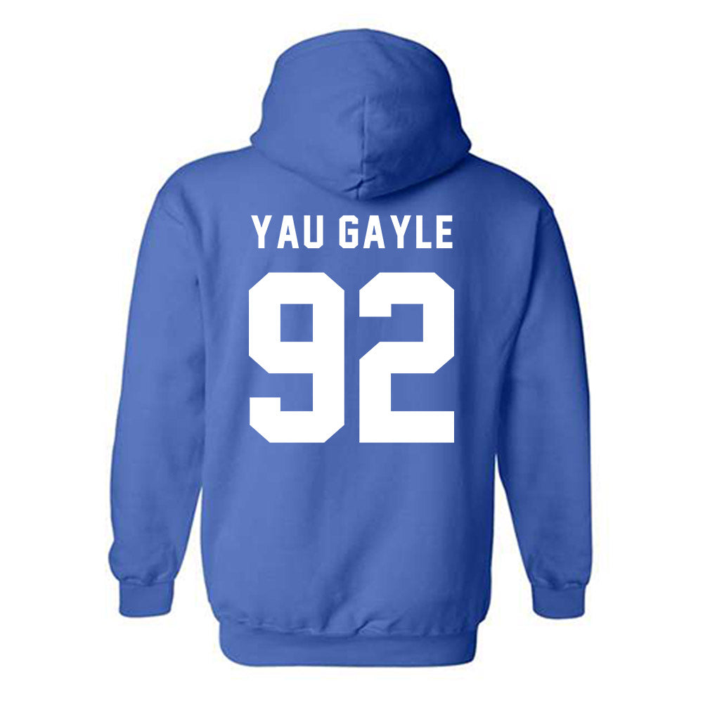 Buffalo - NCAA Football : Luke Yau Gayle - Buffalo vs Everybody Hooded Sweatshirt-1