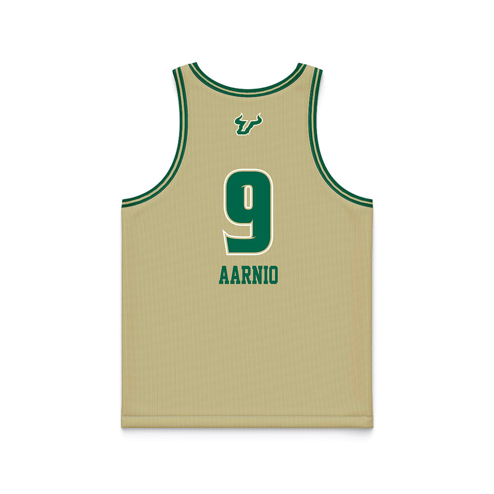 USF - NCAA Women's Basketball : Janette Aarnio - Gold Basketball Jersey-1