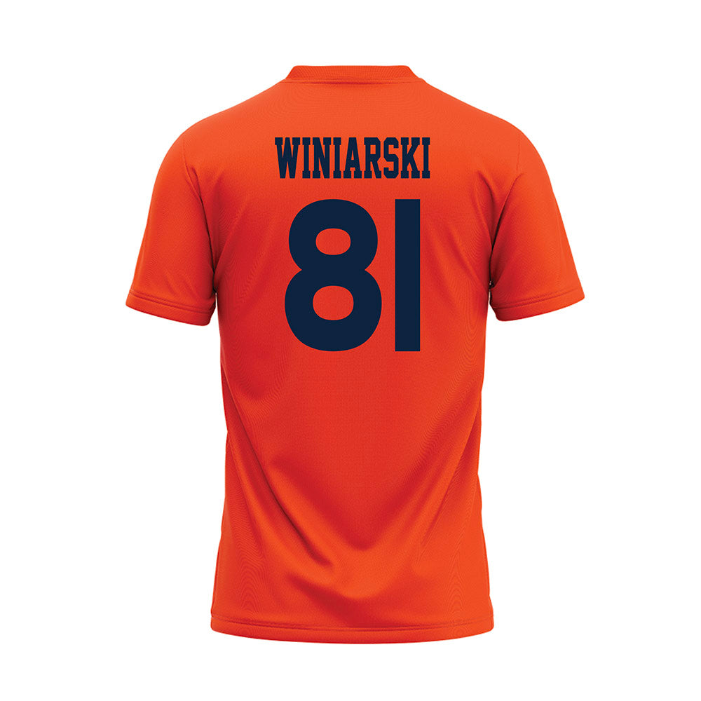 Auburn - NCAA Softball : Camryn Winiarski - Orange Baseball Jersey-1