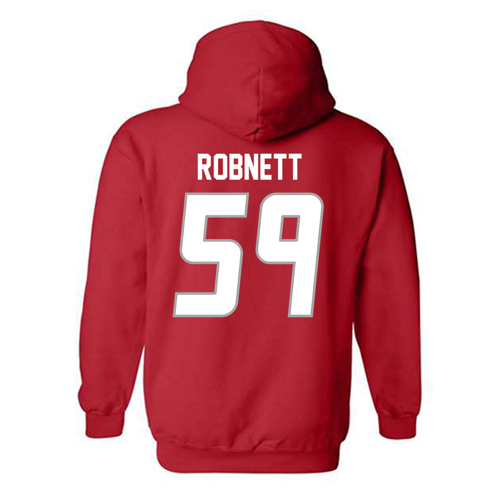 New Mexico - NCAA Football : Kaden Robnett - Classic Shersey Hooded Sweatshirt-1