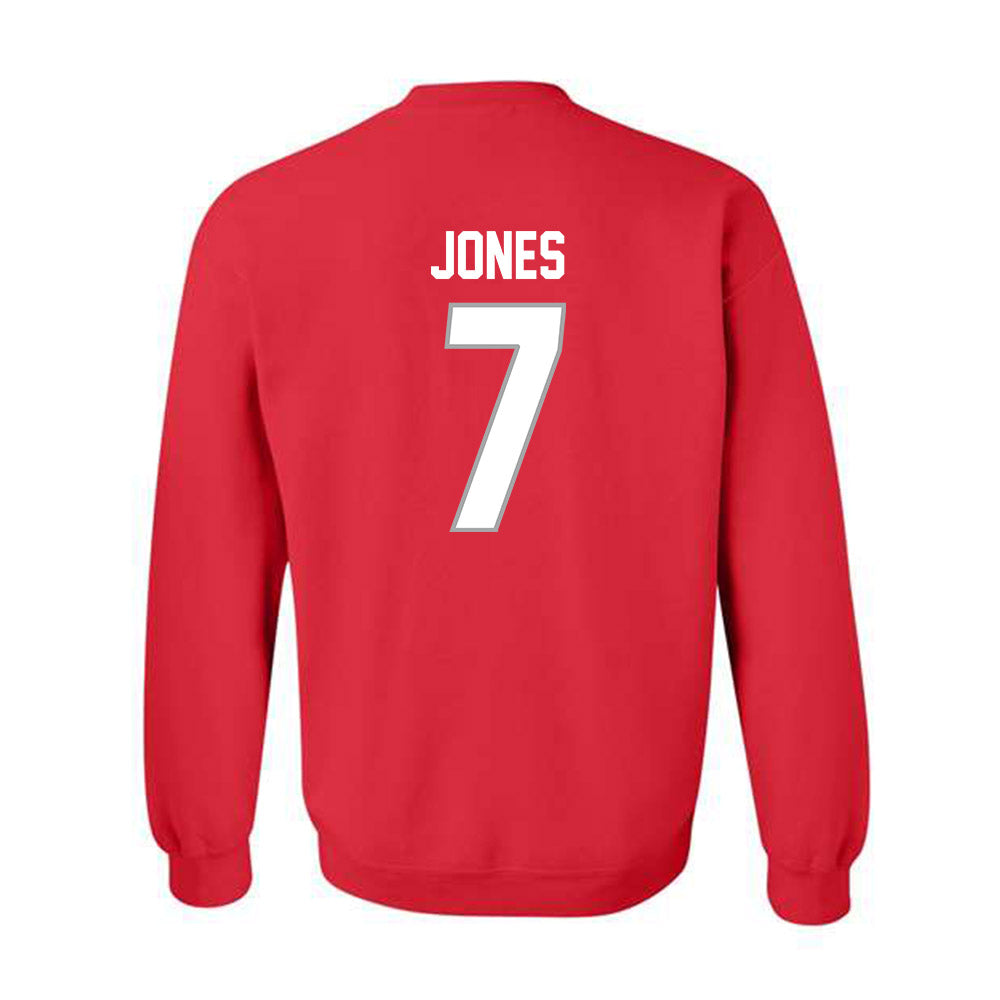 New Mexico - NCAA Men's Basketball : Sir Marius Jones - Classic Shersey Crewneck Sweatshirt-1