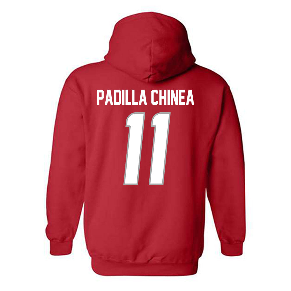 New Mexico - NCAA Women's Basketball : Nayli Padilla Chinea - Classic Shersey Hooded Sweatshirt-1