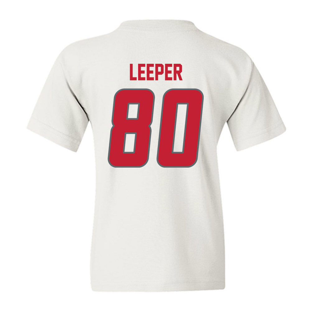 New Mexico - NCAA Football : Max Leeper - Classic Shersey Youth T-Shirt-1