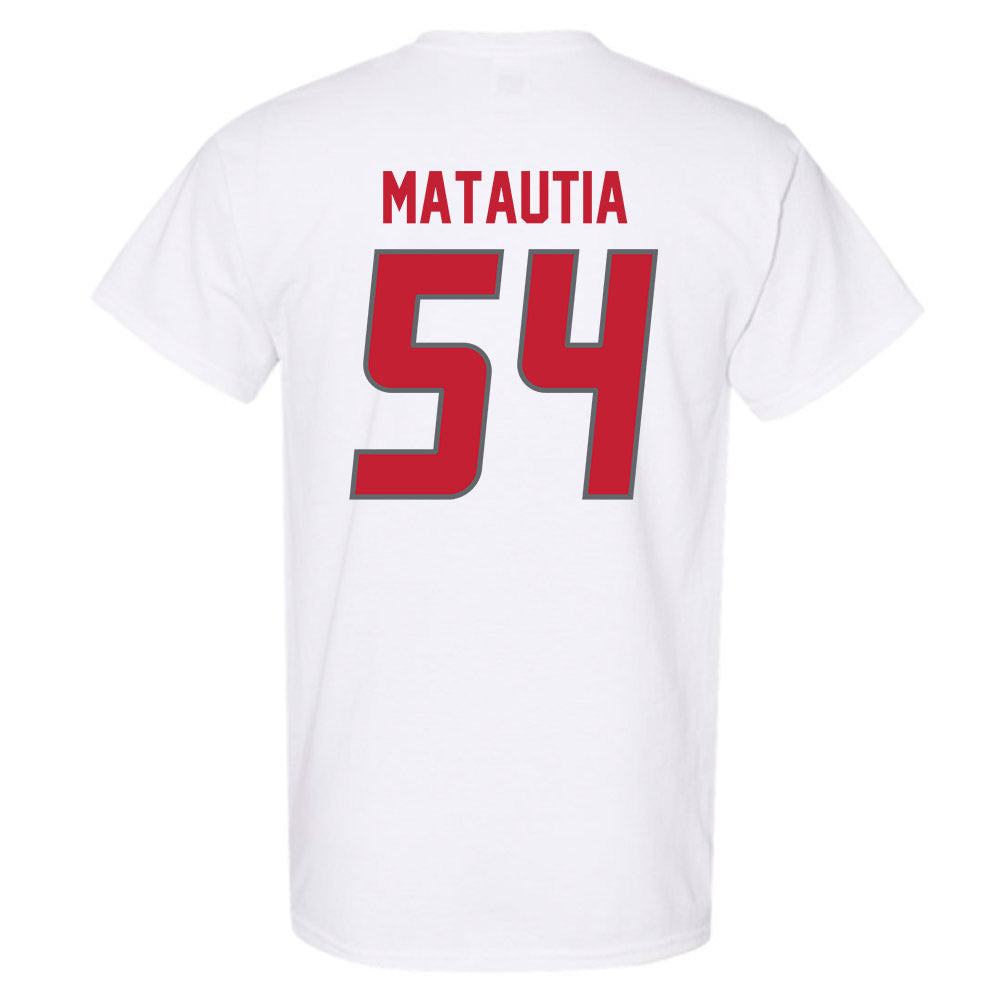 New Mexico - NCAA Football : Jojo Matautia - Classic Shersey T-Shirt-1