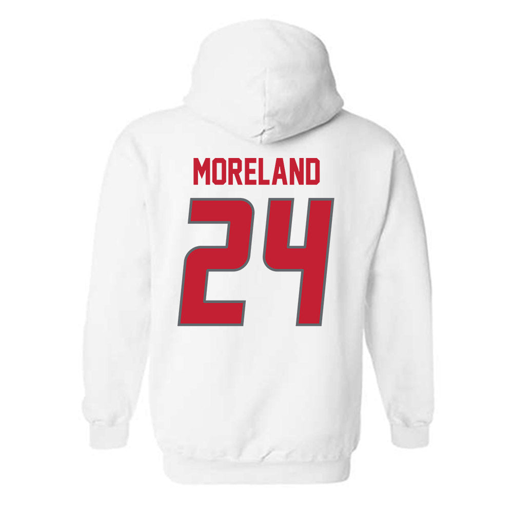 New Mexico - NCAA Women's Basketball : Amhyia Moreland - Classic Shersey Hooded Sweatshirt-1