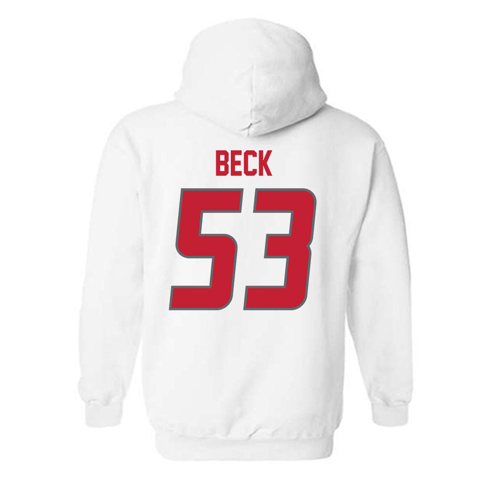 New Mexico - NCAA Football : Caden Beck - Classic Shersey Hooded Sweatshirt-1