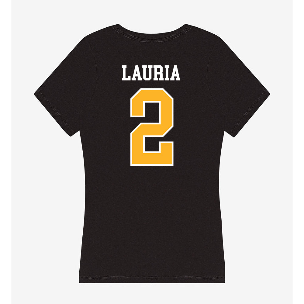 MCLA - NCAA Men's Soccer : William Lauria - Women's V-Neck T-Shirt-1