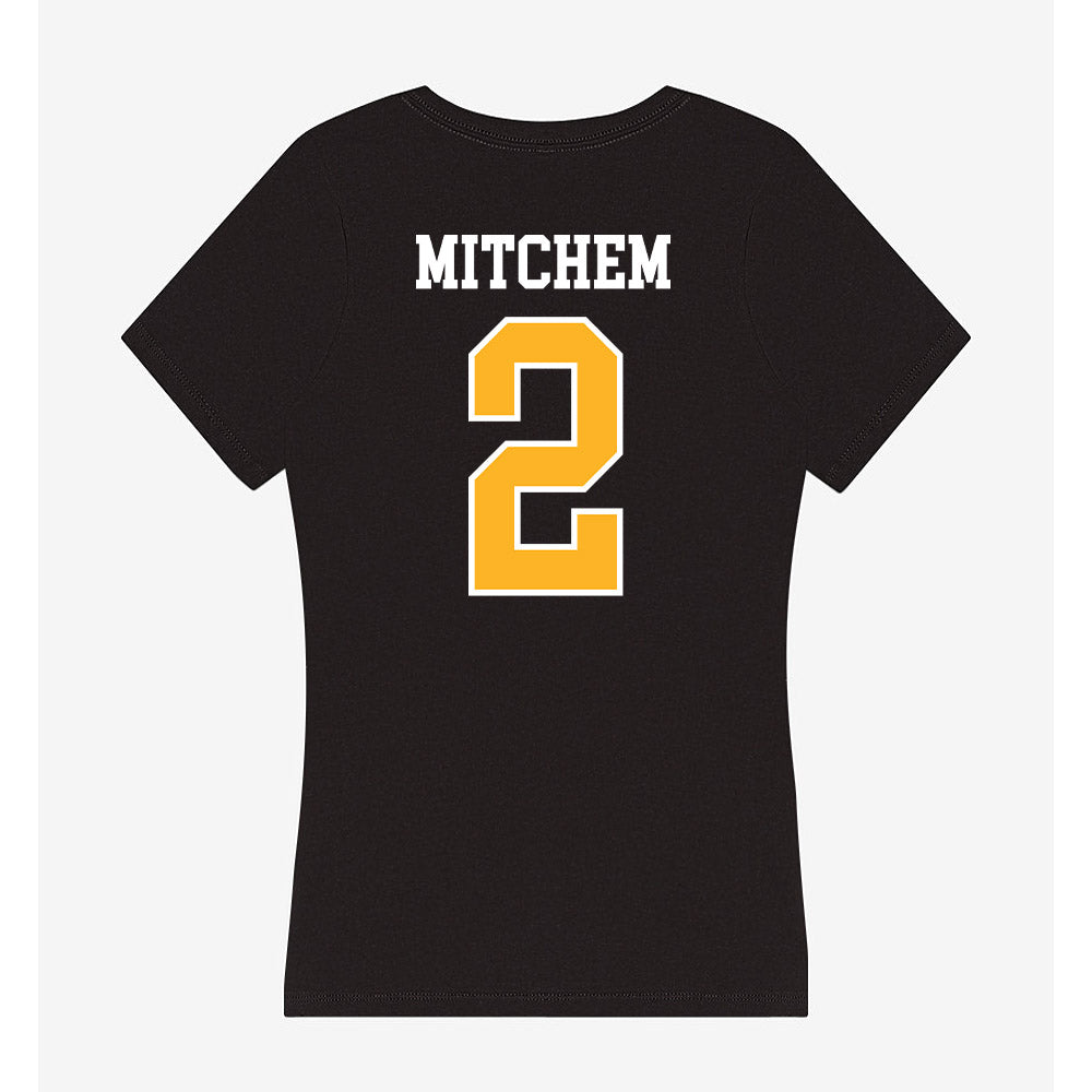 MCLA - NCAA Softball : Hannah Mitchem - Women's V-Neck T-Shirt-1