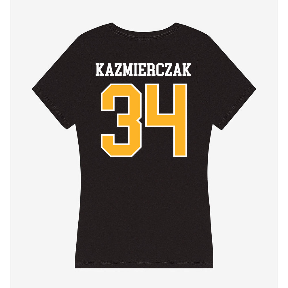 MCLA - NCAA Men's Basketball : Nicholas Kazmierczak - Women's V-Neck T-Shirt-1