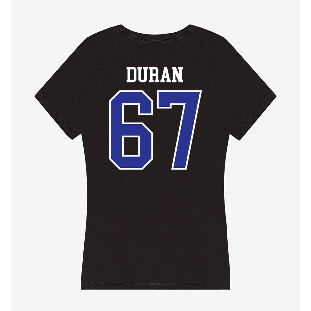 Westfield State - NCAA Football : Mauricio Duran - Women's V-Neck T-Shirt-1